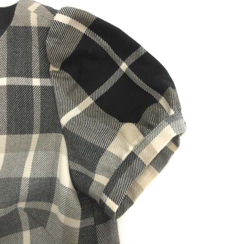 バーバリーブルーレーベル ノバチェック ドッキングワンピース 38 ベルト付き バーバリーブルーレーベル ノバチェック ドッキングワンピース 38