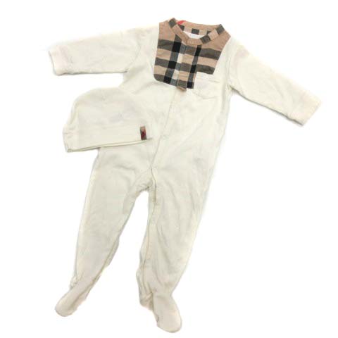 バーバリー チルドレン BURBERRY CHILDREN 6M 68cm XS ロンパース 