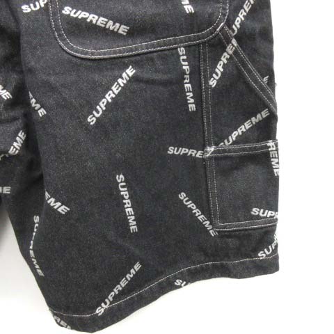 シュプリーム SUPREME 17SS W34 XL ペインターパンツ ハーフ ショート