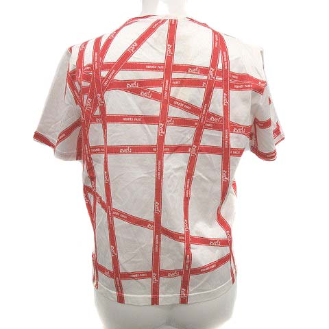 未使用品 エルメス HERMES マルジェラ期 Tシャツ カットソー リボン柄 
