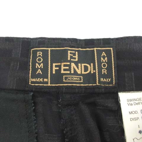 フェンディ FENDI W30 XL ワイドパンツ スラックス ズッカ柄 フェンディ FENDI W30 XL ワイドパンツ スラックス ズッカ柄