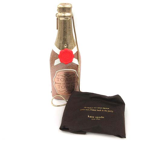 ケイトスペード KATE SPADE ショルダーバッグ シャンパンボトル型 ラメ