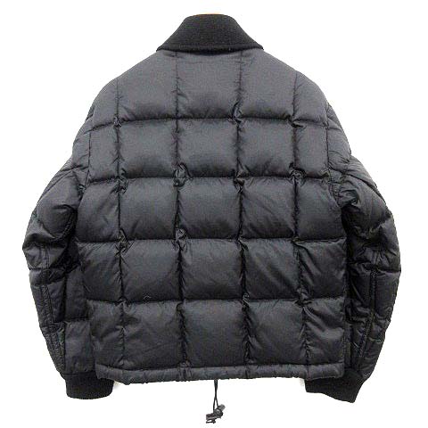 エヴィス EVISU DOWLUCK ダウンジャケット 36 黒 ブラック /☆G 