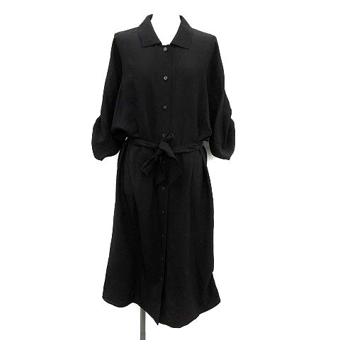 未使用品 エルメス HERMES 21SS シャツワンピース 長袖 ドルマン  