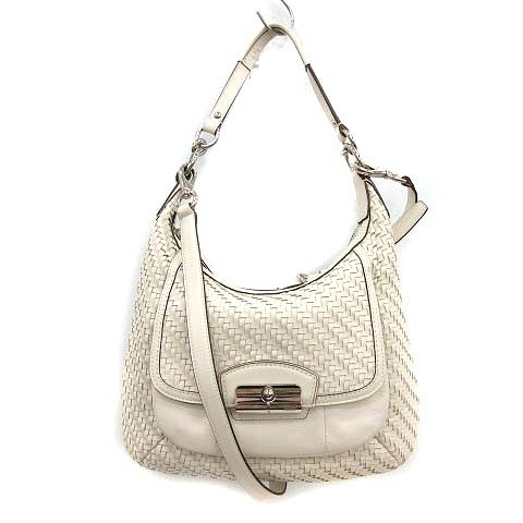 コーチ COACH ショルダーバッグ ワンハンド 2way クリスティンウーブン 