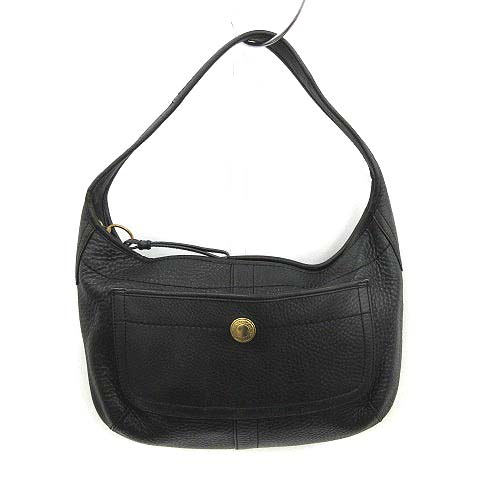コーチ COACH ワンショルダーバッグ レザー 黒 ブラック 11612 /YM 