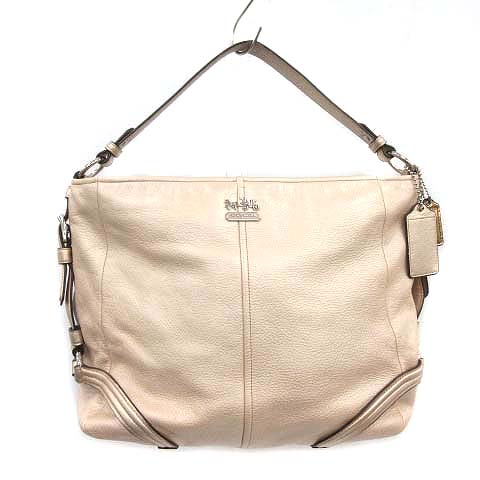 コーチ COACH ショルダーバッグ カタリーナ チェルシーレザー ベージュ 