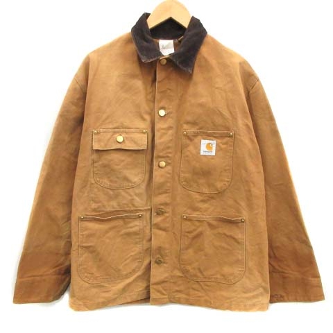 カーハート Carhartt カバーオール ジャケット コーデュロイ 40 L 茶 ブラウン ベージュ Oi D メンズ 081 ベクトルパーク