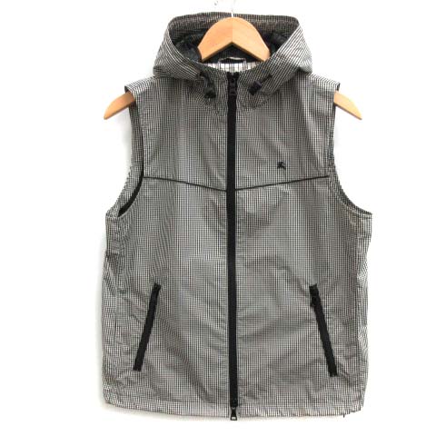 BURBERRY BLACKLABEL ギンガムチェック柄ダウンベスト Mサイズ