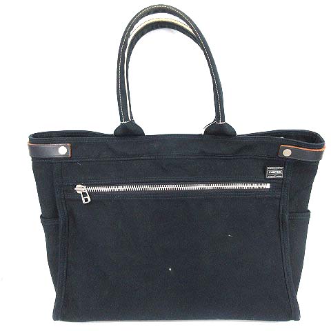 ポーター Porter Portergirl ポーターガール ネイキッド トートバッグ キャンバス 吉田カバン 黒 G レディース 081 ベクトルパーク