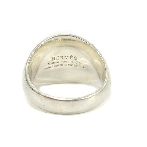 エルメス HERMES 20SS エクスリブリス 指輪 リング メダル 925