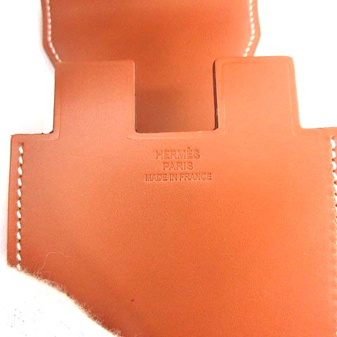 HERMES - エルメス HERMES アププリ スマートフォンスピーカー オブジェ レザー ブラウン 未使用 HERMES - エルメス HERMES アププリ スマートフォンスピーカー