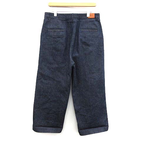 エルメス HERMES 20AW デニム ジーンズ パンツ ワイド ストレート 44  