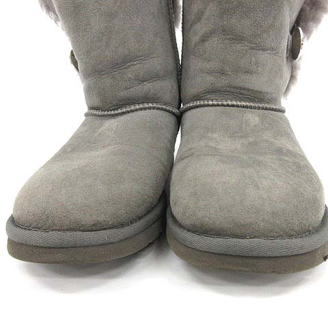 アグ オーストラリア ムートンブーツ グレー レディース ベイリーボタンブリング アグ オーストラリア UGG australia ムートン ブーツ ベイリー