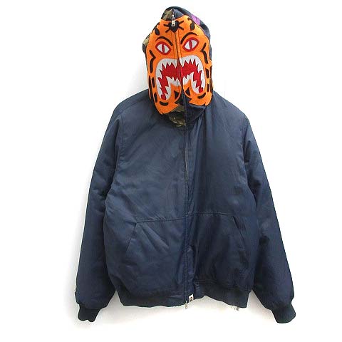アベイシングエイプ A BATHING APE TIGER タイガー ダウンジャケット 
