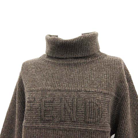 フェンディ FENDI ニット セーター 長袖 タートルネック エン