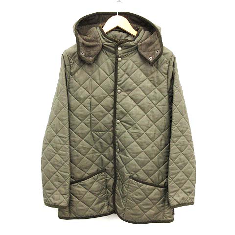 トラディショナルウェザーウェア Traditional Weatherwear キルティングジャケット 中綿 アウター Conwy スタンドカラー フード 38 M カーキ Kh メンズ 081 ベクトルパーク トラディショナルウェザーウェア Traditional Weatherwear キルティングジャケット 中綿 アウター Conwy スタンドカラー フード 38 M カーキ Kh メンズ 081 ベクトルパーク