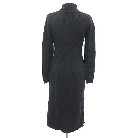 ジェイ エムデヴィッドソン J M Davidson ワンピース ニット タートルネック ウール ロング 黒 G レディース 081 ベクトルパーク