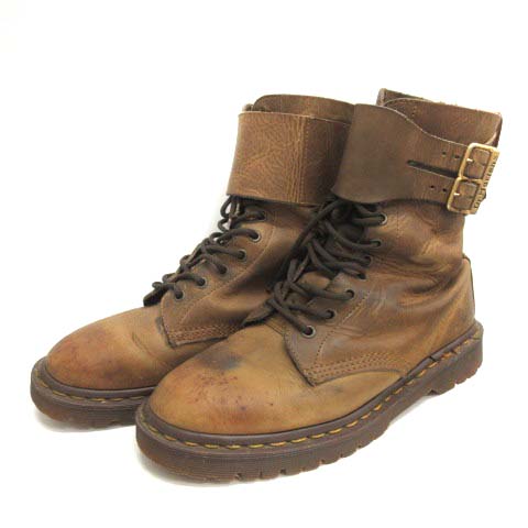 ドクターマーチン DR.MARTENS 24cm バックルブーツ 10ホール 2連 