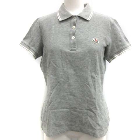 MONCLER グレー ポロシャツ XS レディース