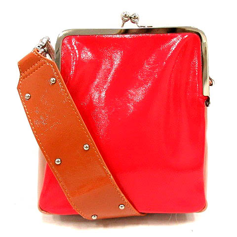 レイビームス Ray Beams バッグ ショルダー がま口 赤 レッド Sr レディース 081 ベクトルパーク