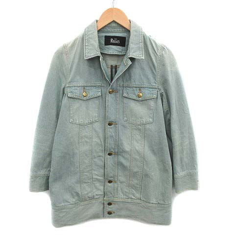 ザ リラクス The Reracs ジャケット デニム ロング Gジャン ジージャン アウター 34 S ライトブルー Ym レディース 081 ベクトルパーク