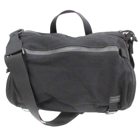 PORTER コーデュラ ブラックショルダーバッグ ポーター PORTER 吉田カバン コーデュラ CORDURA ショルダーバッグ