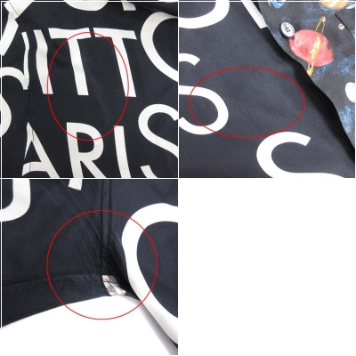 LOUISVUITTON 2020 ギャラクシーシルク半袖シャツ 37 LOUIS VUITTON