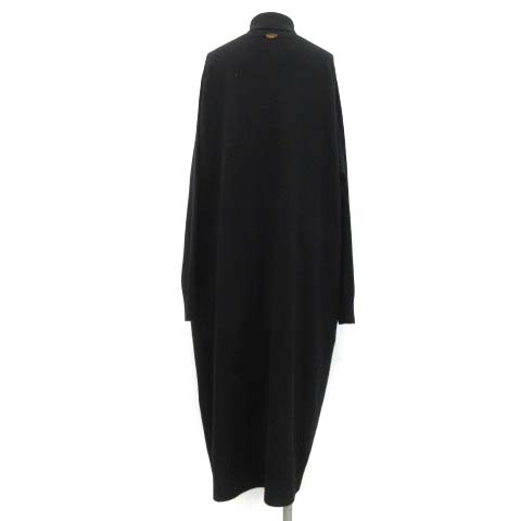 ミューズ ドゥーズィエムクラス Muse De Deuxieme Classe aw Capri タートルネックワンピース ロング マキシ丈 ニット ウール 黒 ブラック Oi レディース 081 ベクトルパーク