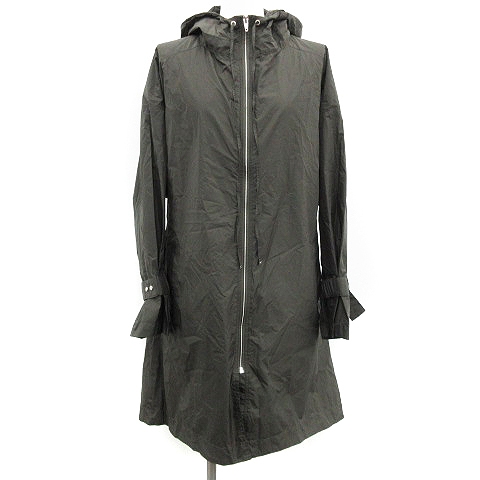 アイシービー Icb 18ss アウター コート ロング フード フーディ 春アウター ナイロン 9 M チャコール Yt レディース 081 ベクトルパーク