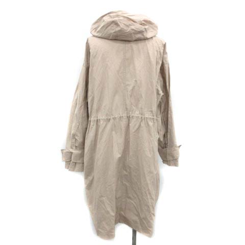 アーバンリサーチ ドアーズ Urban Research Doors ss ユーティリティコート スプイングコート 春アウター フード ロング ミモレ One ベージュ Pj レディース 081 ベクトルパーク