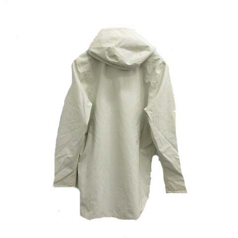 ストゥッテルハイム Stutterheim レインコート ロング フード Xs 白 グレー Mf16 メンズ 081 ベクトルパーク