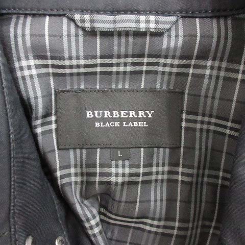 バーバリーブラックレーベル ショートコート ノバチェック ダブル