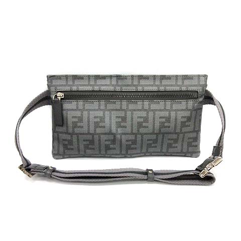フェンディ FENDI ボディバッグ ウエストポーチ ショルダー ズッカ柄 
