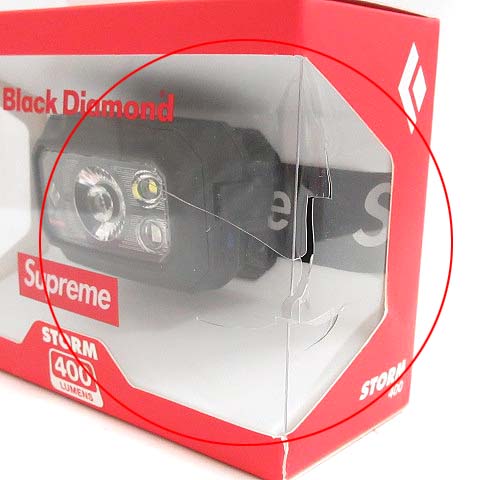 シュプリーム SUPREME 20AW Black Diamond Storm 400 Headlamp ヘッド