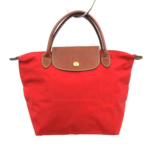 ロンシャン Longchamp ル プリアージュ Le Pliage トートバッグ ハンド 折りたたみ ナイロン S 赤 レッド Ym Oh レディース 081 ベクトルパーク