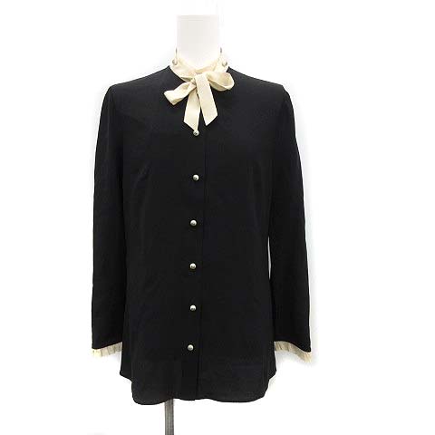 グッチ GUCCI 17SS ブラウス シャツ 長袖 ボウタイ リボン 