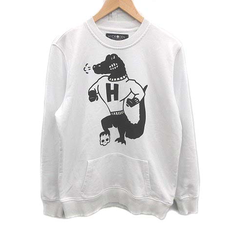 ハイドロゲン HYDROGEN トレーナー スウェット ワニ プリント クルー  