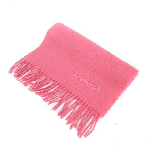 バーバリー BURBERRY マフラー ストール フリンジ ブランドロゴ 刺繍  