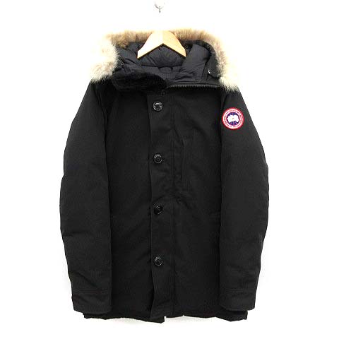 カナダグース Canada Goose ダウンジャケット ジャスパーパーカ Jasper Parka アウター フード コヨーテファー L 黒 ブラック 3438jm Kh メンズ 081 ベクトルパーク