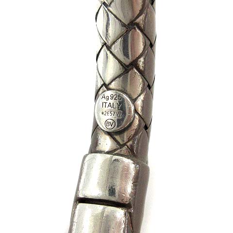 ボッテガヴェネタ イントレチャート・ブレスレット SV925/25.0g【B  