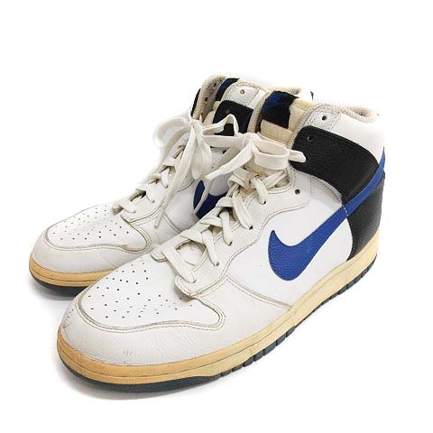 ナイキ Nike ダンクハイプレミアム Dunk High Premium スニーカー シューズ ハイカット レザー Us 10 28 0cm 白 ホワイト 黒 ブラック 3179 142 Yt メンズ 081 ベクトルパーク