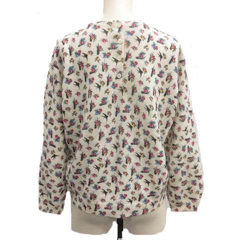 プラダ PRADA 2019年製 ニット セーター 長袖 花柄 総柄 フローラル  