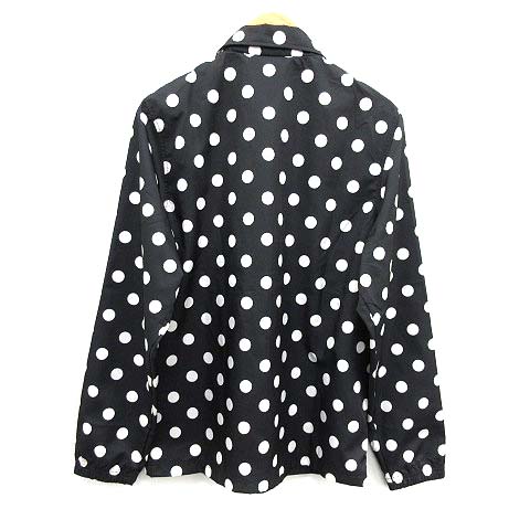 ナイキ NIKE 20SS コーチジャケット ステンカラー ポルカドット M 黒 