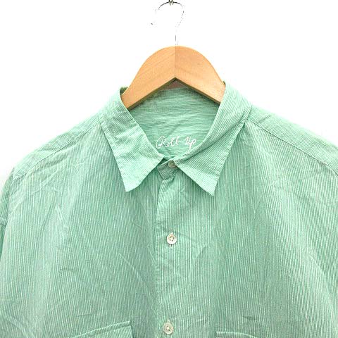 ポータークラシック Porter Classic シャツ 長袖 ROLL UP STRIPE SHIRT 