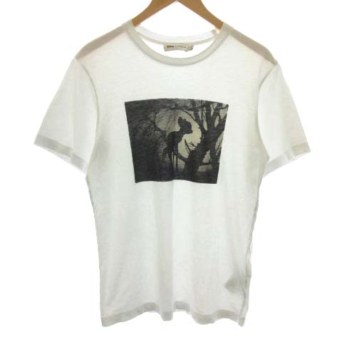 コーチ Coach ディズニー Tシャツ カットソー 半袖 プルオーバー バンビ キャラクター Xs 白 ホワイト Pj メンズ 081 ベクトルパーク