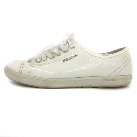 プラダスポーツ PRADA SPORT スニーカー ローカットシューズ エナメル 