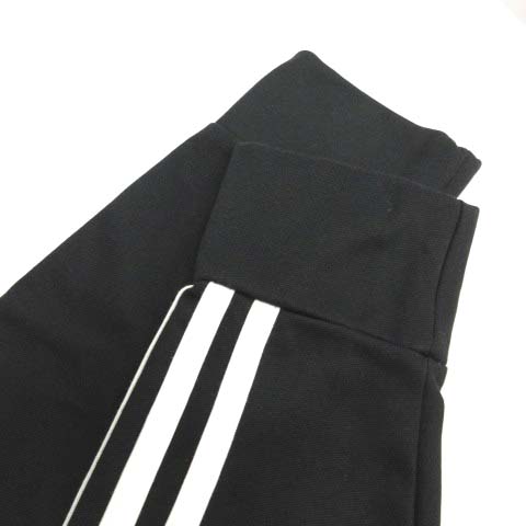 adidas ブラック ジップアップジャケット トラック　古着 adidas ブラック ジップアップジャージ トラックジャケットXS