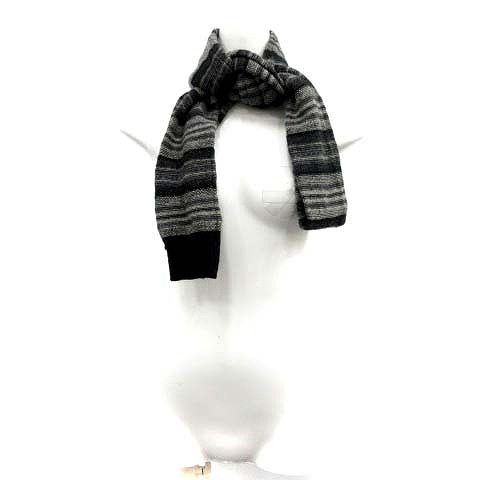 ナンバーナイン NUMBER (N)INE ストール マフラー ボーダー