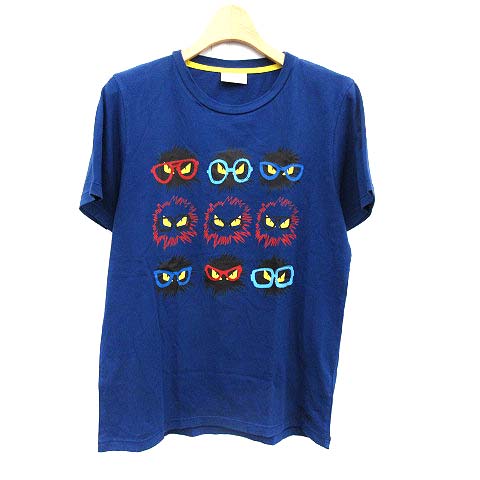 フェンディ FENDI キッズTシャツ カットソー クルーネック 半袖 ロゴ  